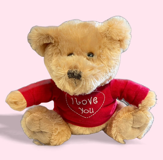 Plush “I love you” Bear